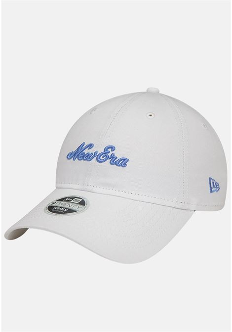 White men's and women's cap with blue stitched logo NEW ERA | 60434924.